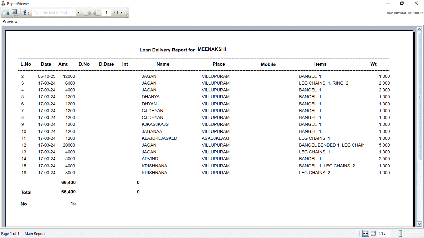 pawnr_Loan Report.png